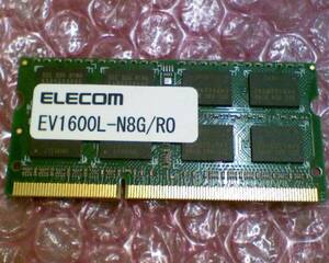 ELECOM 8GBメモリ- EV1600L N8G/R0