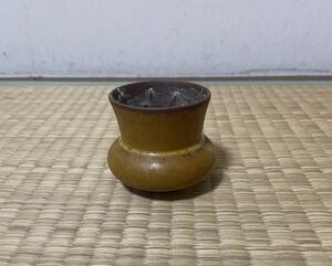 中国宜興紫砂 宜均釉 花瓶 盆栽鉢 渣斗 時代物 古美術 唐物 華道具 