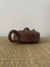 中国宜興紫砂 急須 茶器 茶壺 在銘 時代物 古美術 唐物 煎茶道具 _画像2