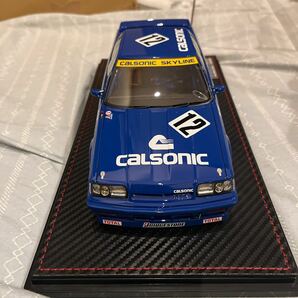 1/18 CALSONIC Skyline (#12) 1989 JTC With Mr. Hoshino 並行輸入品 [イグニッションモデル] IG0577カルソニックスカイライン1/43の画像4