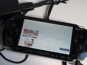 現状品◆SONY PSP-1000 ブラック UMD メモステOK (C)