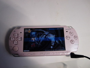 現状品◆SONY PSP-2000 ピンク UMD メモステOK (E)