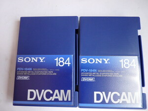 未使用２巻◆SONY/ソニー　DVテープ　DVCAM　PDV-184N