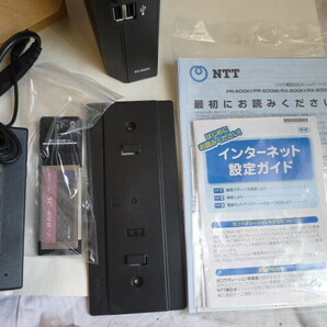NTT東日本/西日本 RX-600KI 光終端装置 ひかり電話◆無線LANカード SC-40NE「2」（B)の画像3