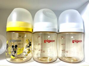 ピジョン 母乳実感プラスチック 哺乳瓶 160ml 3本