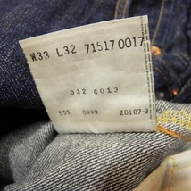 -129★ Levi's リーバイス 517-0217 71517-0017 ビッグE 米国製 バレンシア工場 555刻印 99年製 ジーンズ W33 ブーツカット ビンテージ復刻_画像5