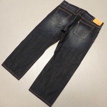 -148★ 大きいサイズ W40【DENIM CRAFT】デニムクラフト ビッグジョン ユーズド加工！ デニムパンツ 日本製 VDH103B ジーンズ 即決 ◆_画像2