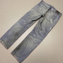 -157★ 希少 日本製 LEVI'S リーバイス × MADE&CRAFTED メイドアンドクラフテッド 501 ビッグE W36 ダメージ加工 ユーズド加工 デニム ★_画像3