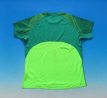 ハイクオリティウエア★アシックス 陸上 ランニング グラデーション半袖プラシャツ（グリーン）サイズL_画像4