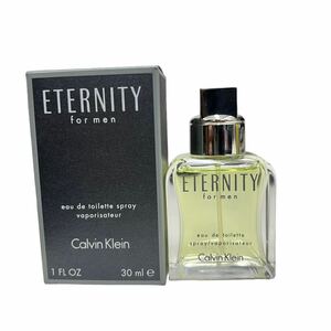 Calvin Klein カルバンクライン ETERNITY FOR MEN エタニティ フォーメン 30ml EDT ほぼ未使用　9034