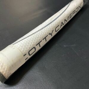 ★未使用ナイロン付き★SCOTTY CAMERON スコッティ　キャメロン　ゴルフグリップ　ホワイト　TitleisT