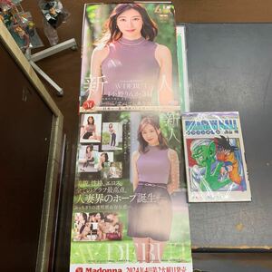 非売品 AV ミニ ポスター 596×210サイズ　未使用品 Madonna マドンナ　小野りんか　新人　avデビュー