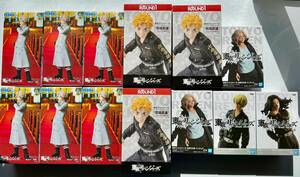 未開封 プライズ フィギュア まとめ 東京リベンジャーズ 東リベ 花垣武道 佐野万次郎 松野千冬 場地圭介 乾青宗 黒龍 13点 1円スタート