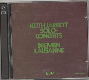 ♪ECM邦盤２枚組!!! Keith Jarrett-Solo Concerts/Bremen Lausanne♪