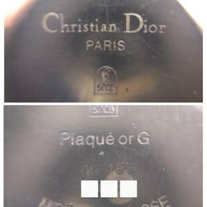 (SM1291) 1円～ Christian Dior クリスチャンディオール QZ レディース バキラ 46 153 ブラックムーン ブラック×ゴールド ジャンクの画像7
