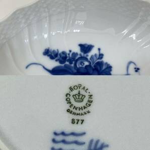 (I9830) 美品 ROYAL COPENHAGEN ロイヤルコペンハーゲン ブルーフラワー ボウル プレート 深皿の画像5