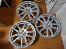 ECO FORME エコフォルム SE-20 CRS15 17インチ R17 17X6J +40 PCD100 4H アルミ ホイール 3本 ノートオーラなど_画像1