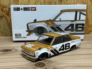 送料込み KAIDO HOUSE × MINI GT 1/64 Datsun 510 Street BRE510 V3 KHMG052 即決 未開封 新品