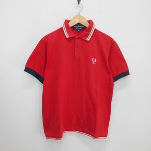 COMME des GARCONS SHIRT × FRED PERRY コムデギャルソン フレッドペリー S14303 半袖 ポロシャツ ロゴ 刺繍 ワンポイント M 10112968