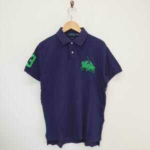 POLO RALPH LAUREN ポロ ラルフ ローレン ダブルポニー 刺繍 半袖 ポロシャツ M 10108073