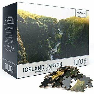 送料無料 ジグソーパズル 1000ピース 27.5×19.7 クリスマス プレゼント 新品 アイスランドキャニオン ICELAND CANYON