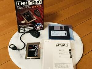 ★Buffalo LPC2-T PCMCIA TYPE II用　LANカード　10BASE-T★