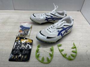 Бесплатная доставка S82197 Asics Tiger Pow Es Es Athletics Spike Shose 24,5 см