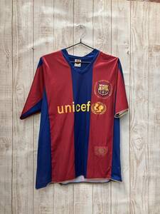 送料無料S83306 ユニフォーム Tシャツ メッシ unicef FCB MESSI サッカー M