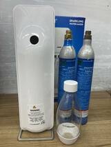 送料無料S83638 炭酸水メーカー sodastream SOURCE ホワイト ガスシリンダー2本付き_画像2