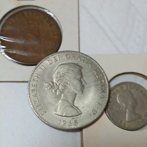 エリザベス2世　コイン　３種セット