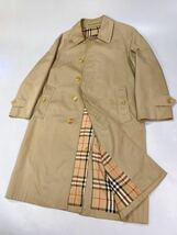 80s 古着 Burberry’sバーバリー Vintage バーバリー ズ コート 英国製 ステンカラーコート コットン アウター メンズ 42（s相当）_画像4