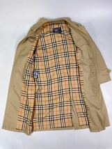 80s 古着 Burberry’sバーバリー Vintage バーバリー ズ コート 英国製 ステンカラーコート コットン アウター メンズ 42（s相当）_画像5