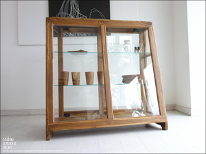  cheeks total purity showcase pcs shape N collection case glass case display shelf display case store furniture new goods natural . tree 