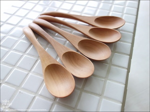  natural wood purity tina- spoon NA5 pcs set wooden tableware cutlery handmade wood spoon element . natural tableware length approximately 17cm