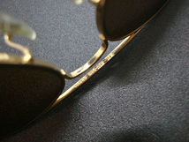 Vintage B&L RayBan Driving B15TGM Mirror 62mmボシュロムBL LARGEラージMETALメタル2ゴールドUSAティアドロップ金アメリカ製Goldミラ運転_画像7