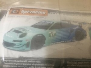 【絶版】HPI 1/10 2012 ポルシェ 911 GT3 RSR クリアボディ(206mm/210mm) 108370 ラジコン FALKEN