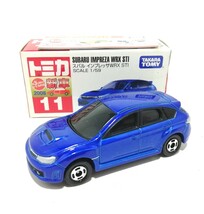 トミカ　赤箱　11　スバル インプレッサ WRX STI　中国製　2008新車シール_画像1