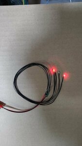 LED blinking basis board alternate blinking red color chip LED4ps.@ half rice field attaching ending 1 type 