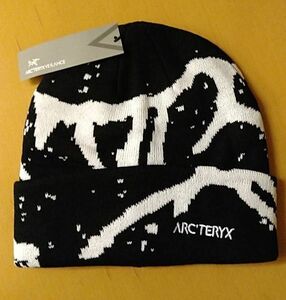 ブラック　ARC'TERYX　アークテリクス ニット帽 ビーニー キャップ 帽子