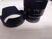 SONY Vario-Tessar T* FE 24-70mm F4 ZA OSS SEL2470Z 動作品 Eマウント_画像5