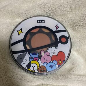 BT21 アイシャドウパレット BTS オレンジブラウン 化粧品 メイクパレット