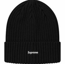 ★Supreme Overdyed Beanie Black シュプリーム オーバーダイド ビーニー ブラック 黒 ビーニ ニット帽_画像1