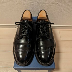 サンダース サイズ7 SANDERS 1128B MILITARY DERBY SHOE ブラックの画像1