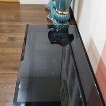 J-588 ガラス/スチール製TVラック エレコム PDR-SGN900BK【対応TVサイズ】W900×D420×H400mm_画像8