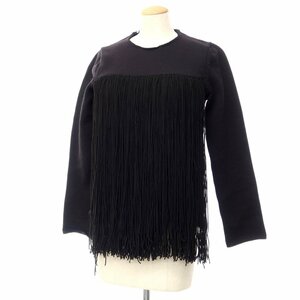 [ used ] Comme des Garcons Comme des Garcons 2022 year spring summer polyester fringe knitted black [ size XS]