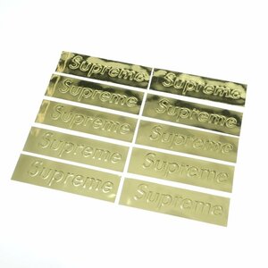 【未使用】シュプリーム Supreme 2022年秋冬 BOX LOGO STICKER GOLD 10枚セット ステッカー