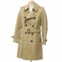 【中古】アクアスキュータム Aquascutum コットンツイル トレンチコート ベージュ【サイズ36】_画像1