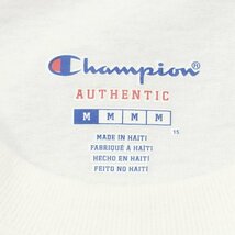 【中古】チャンピオン Champion プリント クルーネック 半袖Ｔシャツ オフホワイト【サイズM】_画像4