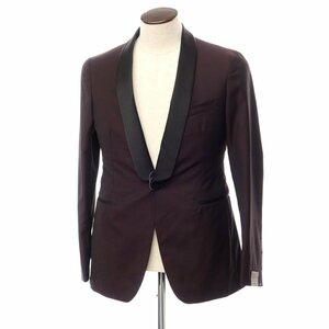 [ new goods ] Tagliatore TAGLIATORE SUPER130'S wool tuxedo jacket dark bordeaux [48]