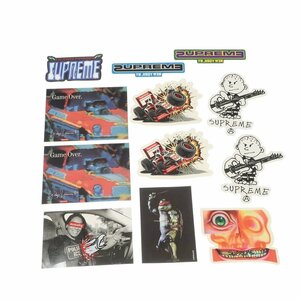 【中古】シュプリーム Supreme 12枚 セット ステッカー マルチカラー